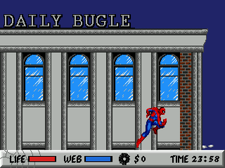 Spiderman Animated Series screenshot 4 for Sega Genesis